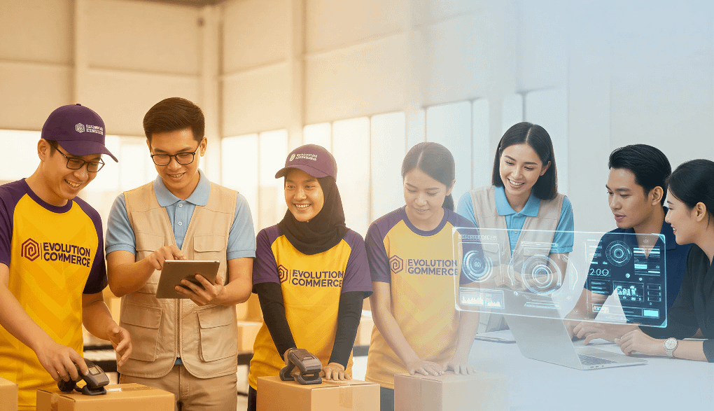 Flexible staffing solutions Malaysia – trained personnel supporting Evocom Berhad logistics operations