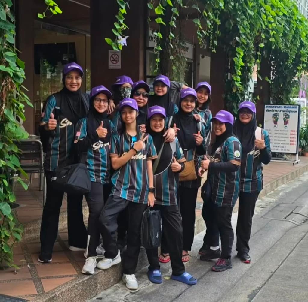STRIDES Walking Football Club team representing Malaysia in Bangkok